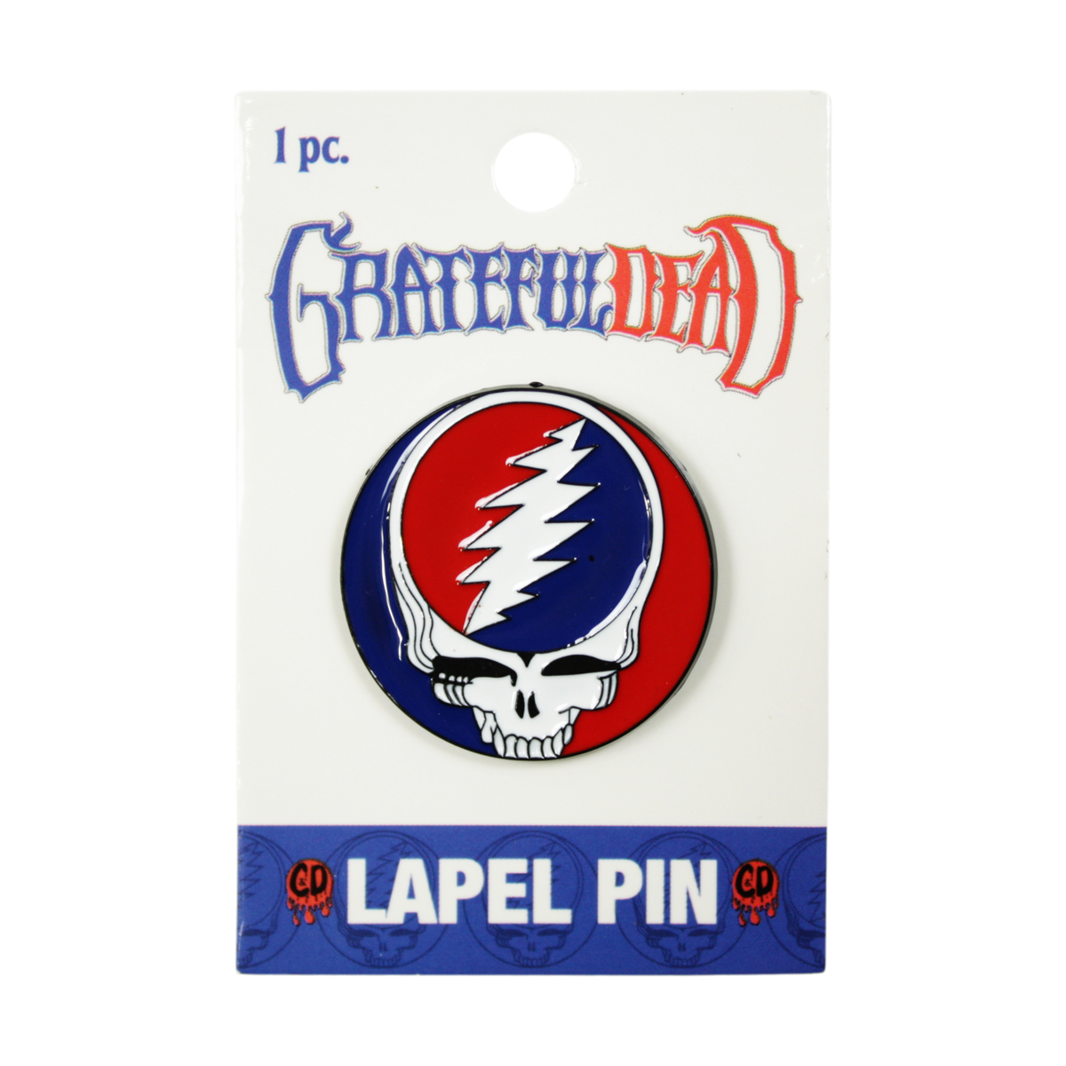 Grateful Dead Steal Your Face Enamel Pin
