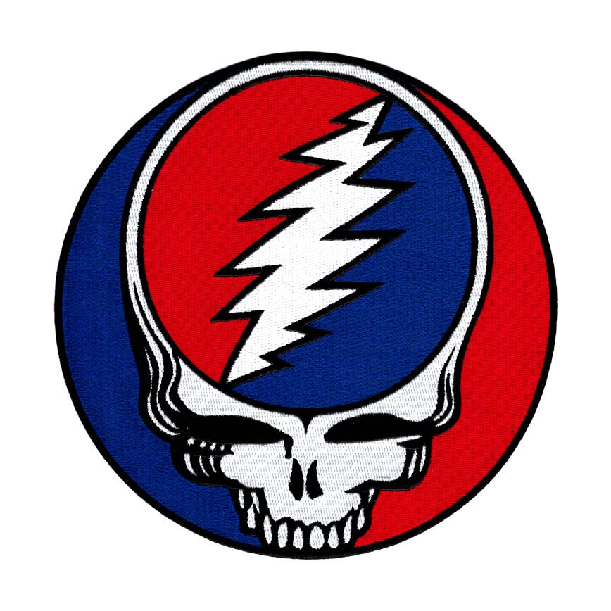 Grateful Dead Steal Your Face Back Patch — 8"