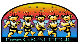 Bee Grateful Sticker