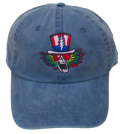 Psycle Sam Embroidered Cap — Navy