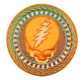 Orange Sunshine Embroidered Patch