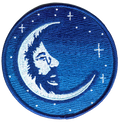 Jerry Moon Embroidered Patch