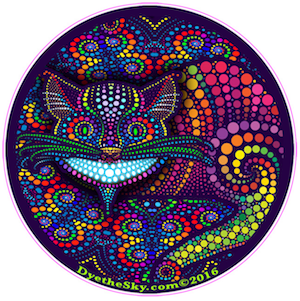Cheshire Cat Mini Sticker