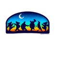 Moondance Mini Sticker