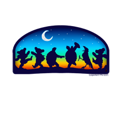 Moondance Mini Sticker