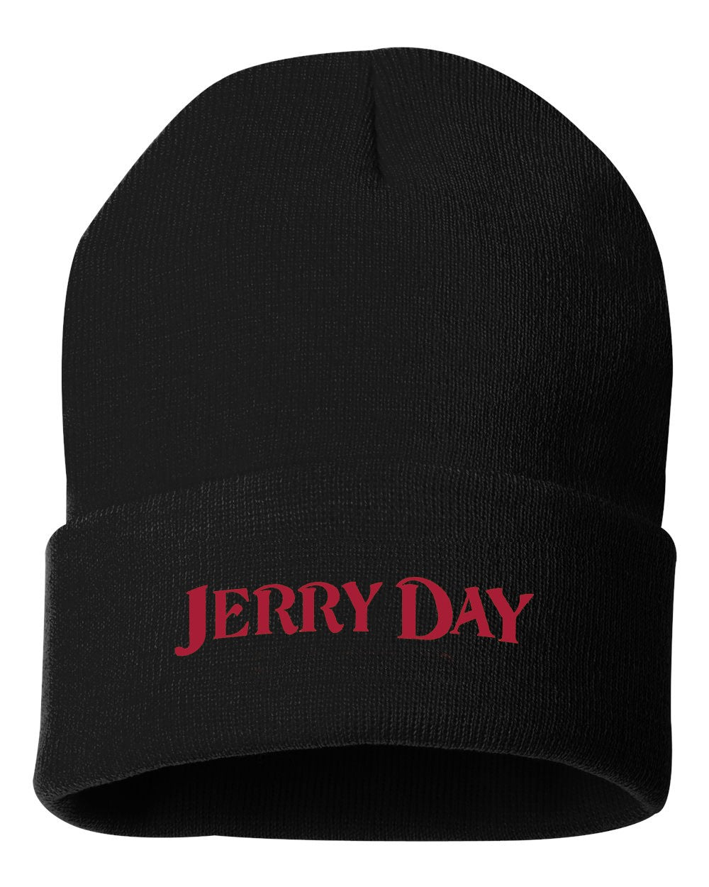Jerry Day Cuffed Beanie - Red Logo