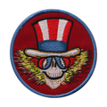 Grateful Dead Uncle Sam Skull Patch — 3"