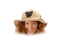 Grateful Dead Hand Embroidered Dancing Bear Hemp Floppy Hat