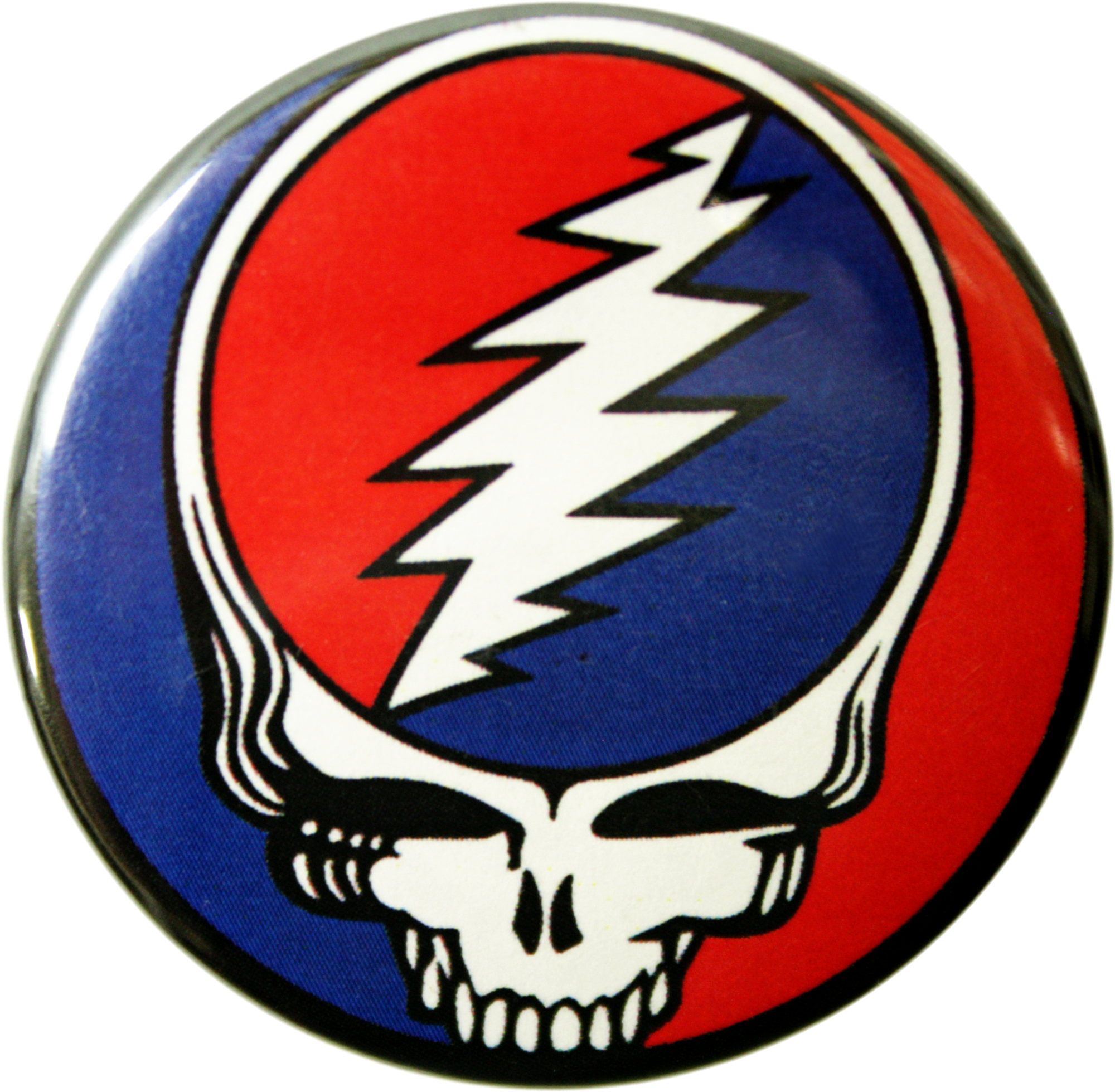 Grateful Dead Steal Your Face Button — 1.25"