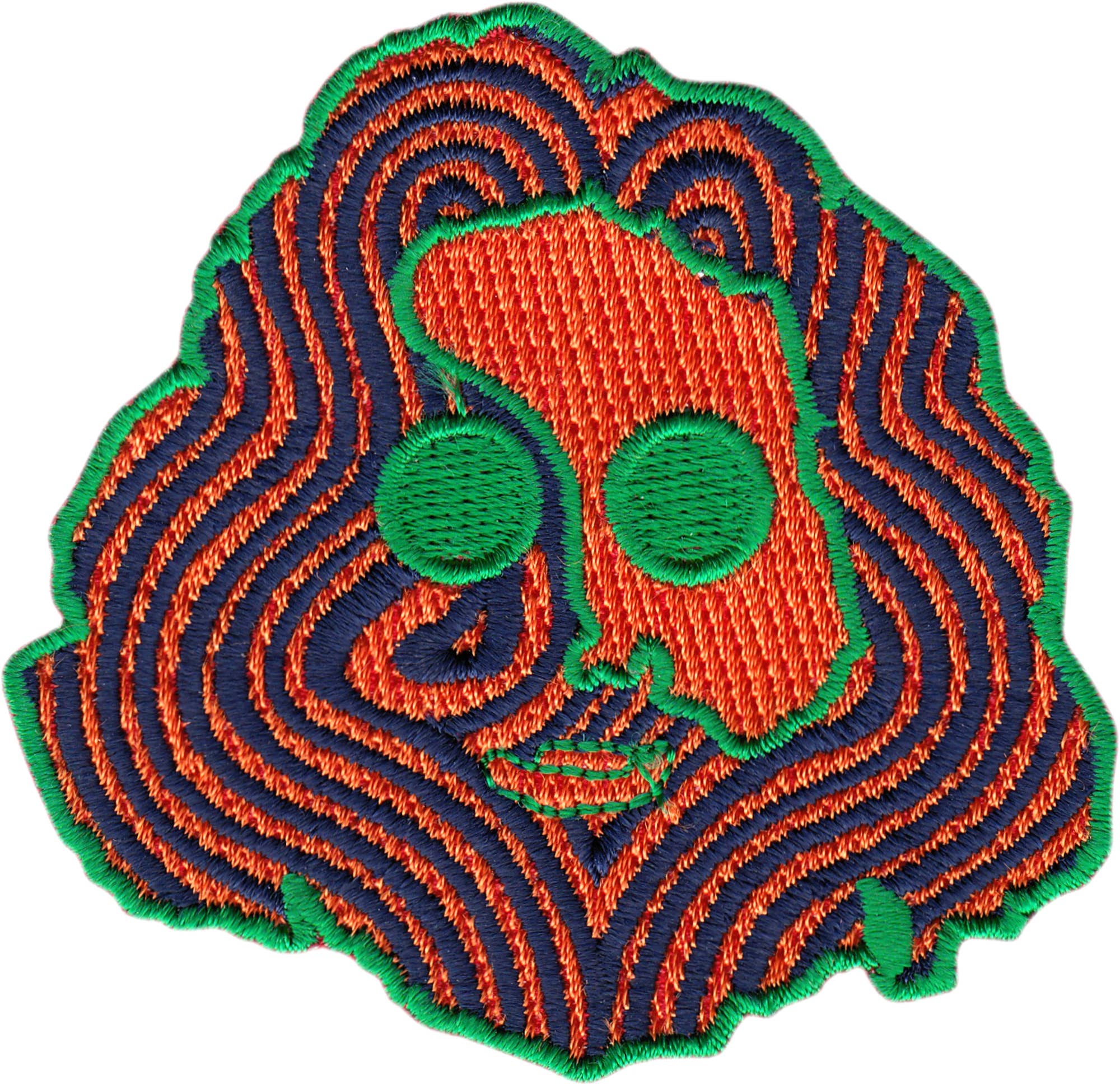 Jerry Garcia Trippy Head Patch