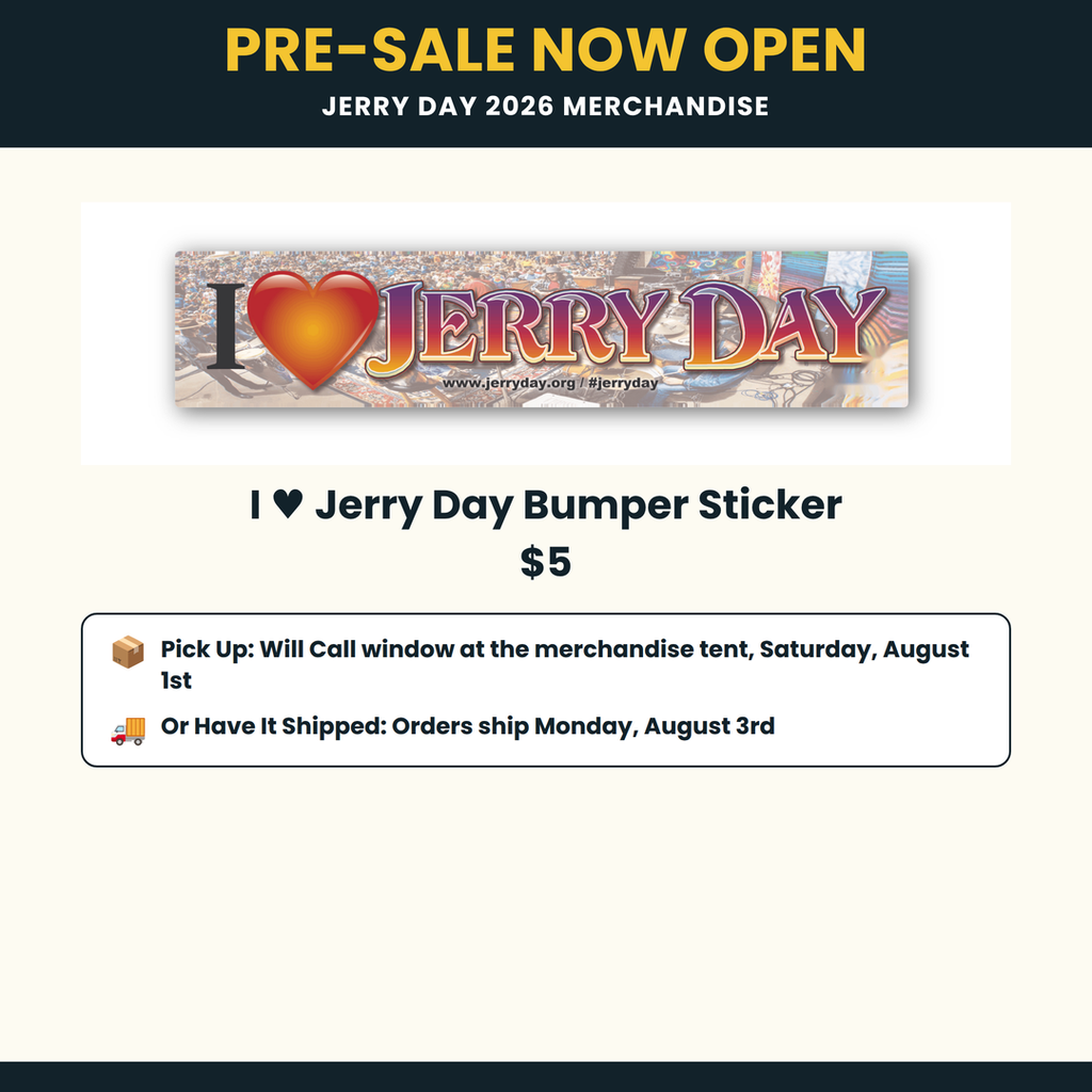 I Heart Jerry Day Bumper Sticker
