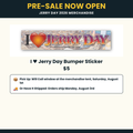 I Heart Jerry Day Bumper Sticker
