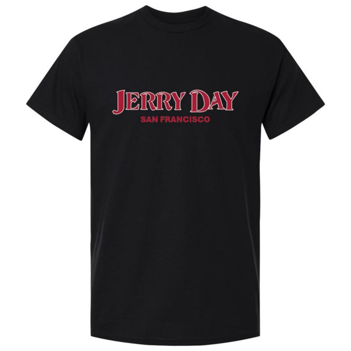Jerry Day Heavy Cotton Tee - Red Logo
