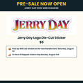 Jerry Day Logo Die-Cut Sticker