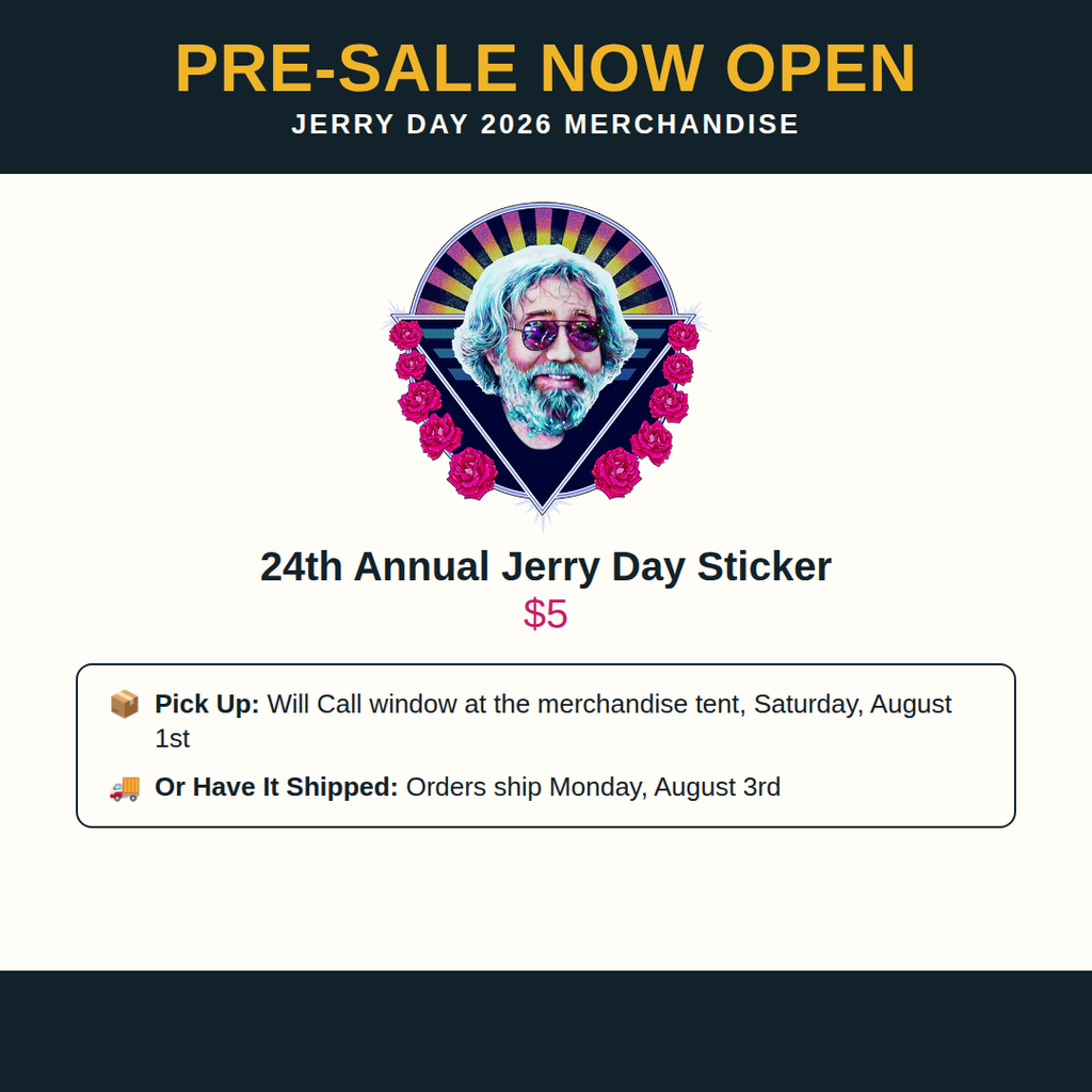 24th Annual Jerry Day Die-Cut Sticker