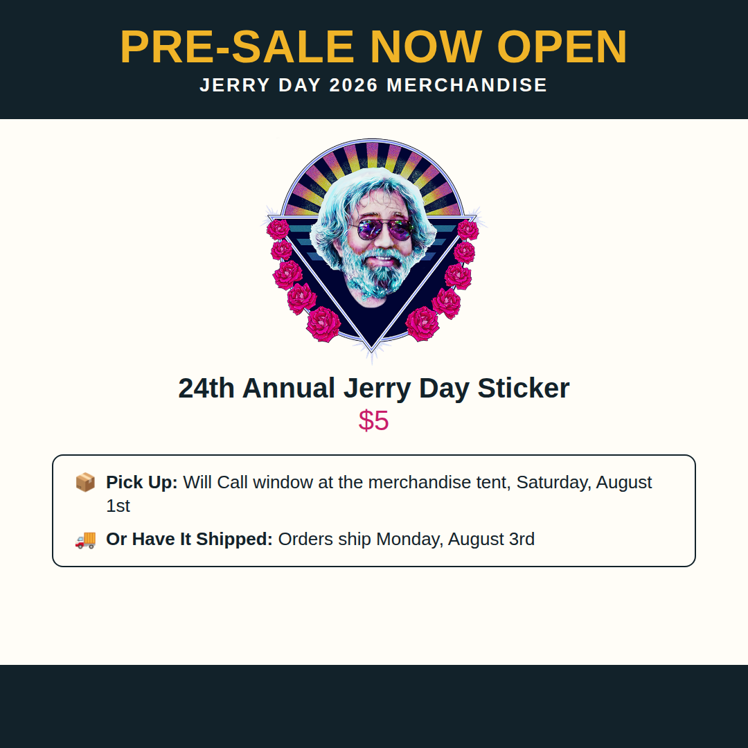 24th Annual Jerry Day Die-Cut Sticker