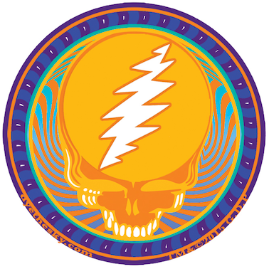 Orange Sunshine Mini Sticker